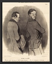 Honoré Daumier (French, 1808 - 1879), Un Habit a la mode, 1845, lithograph on newsprint