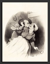 Honoré Daumier (French, 1808 - 1879), Un Retour de jeunesse, 1845, lithograph
