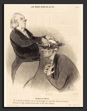 Honoré Daumier (French, 1808 - 1879), Un Prix de poésie, 1845, lithograph on newsprint
