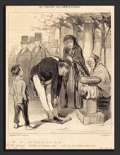 Honoré Daumier (French, 1808 - 1879), Eh! Eh! mais il parait que, 1843, lithograph on newsprint