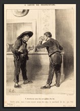 Honoré Daumier (French, 1808 - 1879), Le Charbonnier aime Ãªtre (est maitre), 1843, lithograph on
