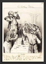 Honoré Daumier (French, 1808 - 1879), Une Réception, 1843, lithograph
