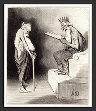 Honoré Daumier (French, 1808 - 1879), Clémence de Minos, 1843, lithograph on wove paper