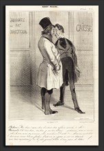 Honoré Daumier (French, 1808 - 1879), (Robert) Hé bien! mon cher directeur, 1841, lithograph on