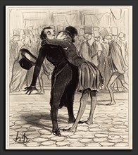 Honoré Daumier (French, 1808 - 1879), L'Ami de collÃ¨ge, 1841, lithograph