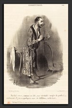 Honoré Daumier (French, 1808 - 1879), Ma foi! c'est comme on dit, 1840, lithograph on newsprint