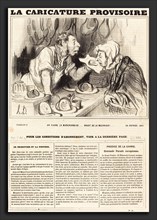 Honoré Daumier (French, 1808 - 1879), On flaire la marchandise avant de la mécaniser!, 1839,