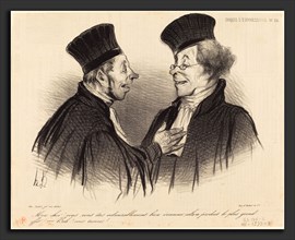 Honoré Daumier (French, 1808 - 1879), Mon cher! vous vous Ãªtes admirablement évanoui, 1838,