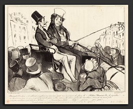 Honoré Daumier (French, 1808 - 1879), Bertrand, dis donc, s'ils allaient nous faire, 1838,