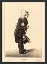 Honoré Daumier (French, 1808 - 1879), Antoine Odier, 1833, lithograph