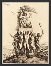 FranÃ§ois-Nicolas Chifflart, The Triumph of Justice and Truth, French, 1825 - 1901, 1865, etching