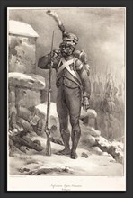 Nicolas-Toussaint Charlet (French, 1792 - 1845), Infanterie legÃ¨re franÃ§aise, Voltigeur, 1822,