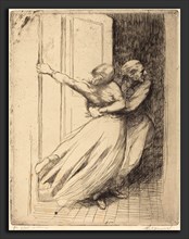 Albert Besnard (French, 1849 - 1934), The Rape (Le Viol), c. 1886, etching on laid paper