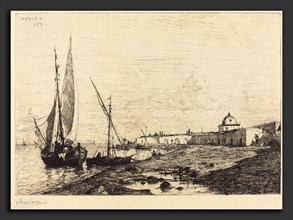 Adolphe Appian (French, 1818 - 1898), Port of San Remo, 1878, etching in black