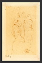 Auguste Rodin (French, 1840 - 1917), Ames du Purgatoire, 1893, drypoint