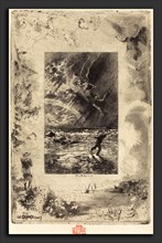 Félix-Hilaire Buhot (French, 1847 - 1898), Le Criard (The Shrieker), 1879-1880, etching, drypoint,