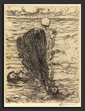Albert Besnard, Cast of a Net (Le coup de filet), French, 1849 - 1934, 1900, etching in black on