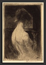 Albert Besnard (French, 1849 - 1934), Back of a Woman (Dos de Femme), 1889, etching and roulette in