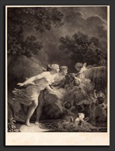 Nicolas Francois Regnault after Jean-Honoré Fragonard (French, 1746 - c. 1810), La Fontaine d'Amour