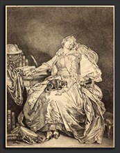 Jean-Michel Moreau after Jean-Baptiste Greuze (French, 1741 - 1814), La philosophie endormie, 1778,