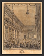 Jean-Michel Moreau (French, 1741 - 1814), Le festin royal, 1782, engraving and etching