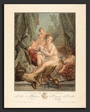 Jean-FranÃ§ois Janinet after FranÃ§ois Boucher (French, 1752 - 1814), La toilette de Venus, 1783,