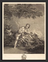René Gaillard after FranÃ§ois Boucher (French, c. 1719 - 1790), Venus et les amours, engraving and