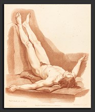Gilles Demarteau, the Elder after Carle Van Loo (French, 1722 - 1776), Academy  (32), chalk manner