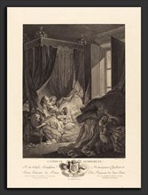 Nicolas Delaunay after Pierre-Antoine Baudouin (French, 1739 - 1792), L'Epouse indiscrete, 1771,
