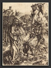 Master LCz (German, active c. 1480-1505), The Temptation of Christ, c. 1500-1505, engraving on laid
