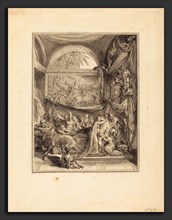 Gabriel Jacques de Saint-Aubin (French, 1724 - 1780), La mort de Germanicus, etching and engraving