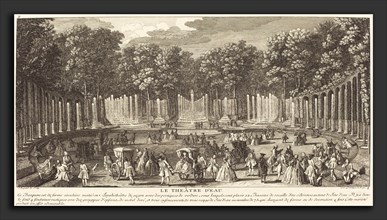 Jean-Baptiste Rigaud (French, active 1752-1761), Le ThéÃ¢tre d'Eau, etching and engraving