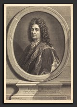 Jean-Baptiste de Poilly after Francois de Troy (French, 1669 - 1728), Francois de Troy, 1714,
