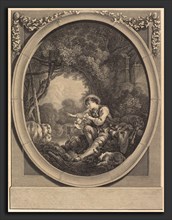 Jacques-Firmin Beauvarlet after FranÃ§ois Boucher (French, 1731 - 1797), Le Depart du Courrier,