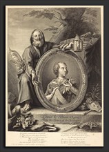 Pierre-FranÃ§ois Basan after Jean-Baptiste Lemoyne II (French, 1723 - 1797), Louis le Bien Aime,