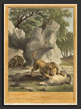 A.-J. de Fehrt after Jean-Baptiste Oudry (French, born 1723), Le lion (The Lion), published 1759,