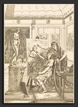 French 18th Century, Imitation d'anacreon: Le portrait d'iris, etching