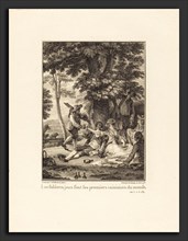 Robert Delaunay after Jean-Michel Moreau (French, 1749 - 1814), Les folÃ¢tres jeux sont les