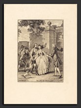 Antoine-Jean Duclos after Jean-Michel Moreau (French, 1742 - 1795), La confiance des belles Ã¢mes,