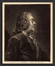 Jean-Baptiste-André Gautier Dagoty (French, 1740 - 1786), Ph. Cl. A. de ThubiÃ¨res, Comte de