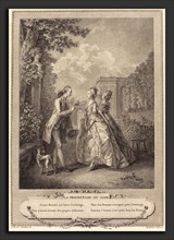 Francois-Robert Ingouf after Sigmund Freudenberger (French, 1747 - 1812), La promenade du soir,