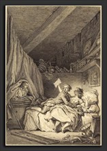Jean Dambrun after Jean-Honoré Fragonard (French, 1741 - 1808 or after), Le savetier, etching and