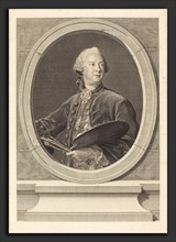 Louis-Jacques Cathelin after Jean-Marc Nattier (French, 1738-1739 - 1804), Louis Tocque, engraving