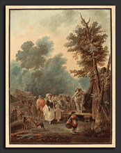 Charles-Melchior Descourtis after Nicolas Antoine Taunay (French, 1753 - 1820), Foire de Village,