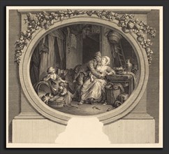 Nicolas Delaunay after Sigmund Freudenberger (French, 1739 - 1792), La Félicité villageoise, 1784,