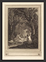 Geraud Vidal after Nicolas Lavreince (French, 1742 - 1801), La balancoire mysterieuse, 1784,