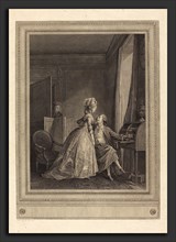 Jean-Louis Delignon after Nicolas Lavreince (French, 1755 - c. 1804), Les offres seduisantes, 1782,