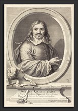 Charles-Nicolas Cochin I (French, 1688 - 1754), Jacques Sarazin the Elder, 1731, engraving over