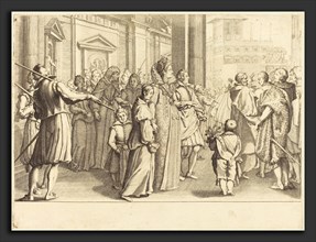 Jacques Callot (French, 1592 - 1635), Grand Duchess at the Procession of the Young Girls, c. 1614,