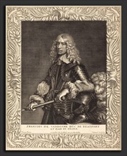 Robert Nanteuil after Jean Nocret (French, 1623 - 1678), Francois, Duc de Beaufort, 1649, engraving